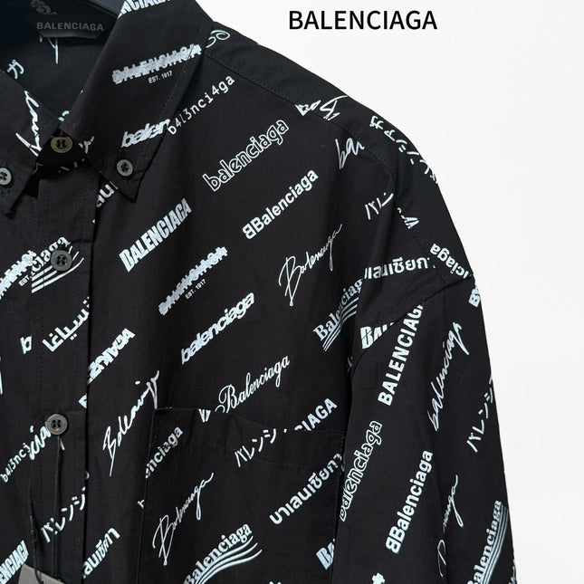 BALENCIAGA 26S LONG SLEEVE SHIRT 124