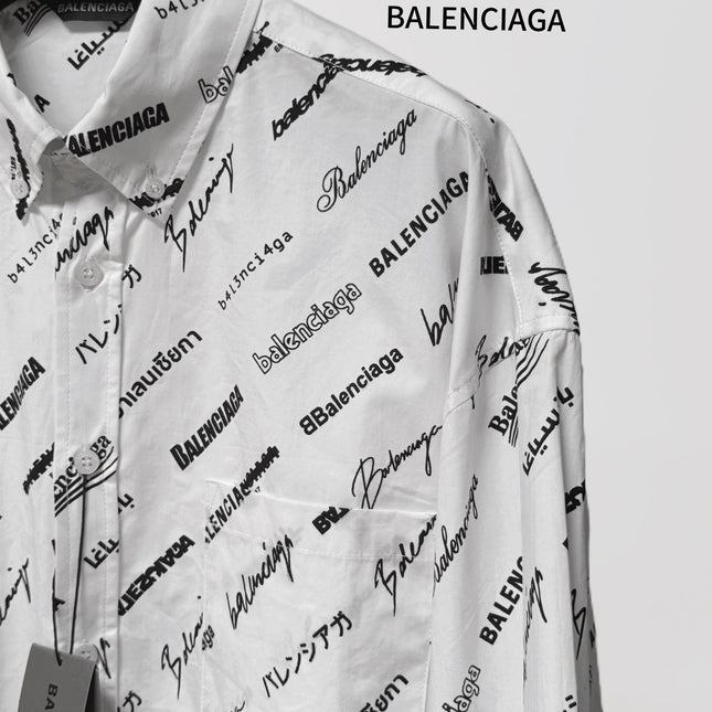 BALENCIAGA 26S LONG SLEEVE SHIRT 123