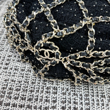 CHANEL 26S PARIS-CHENONCEAU  PRE-FALL MESH BAG 24 IN MESH GOLD HARDWARE