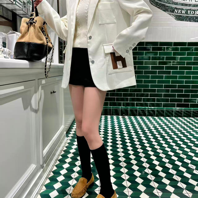 HERMES 25S LAPEL BLAZER 390