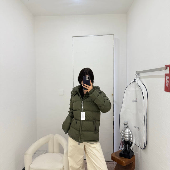 MONCLER 25S SHORT HOODED PUFFER JACKET 325