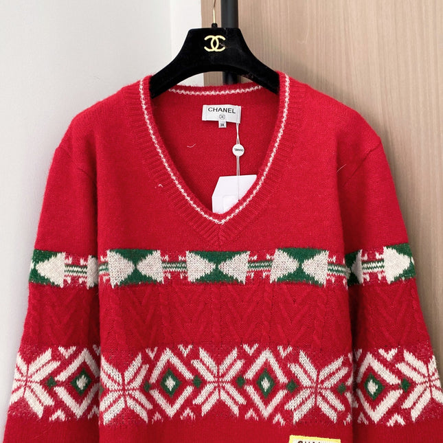 CHANEL 26S V-NECK SWEATER 855
