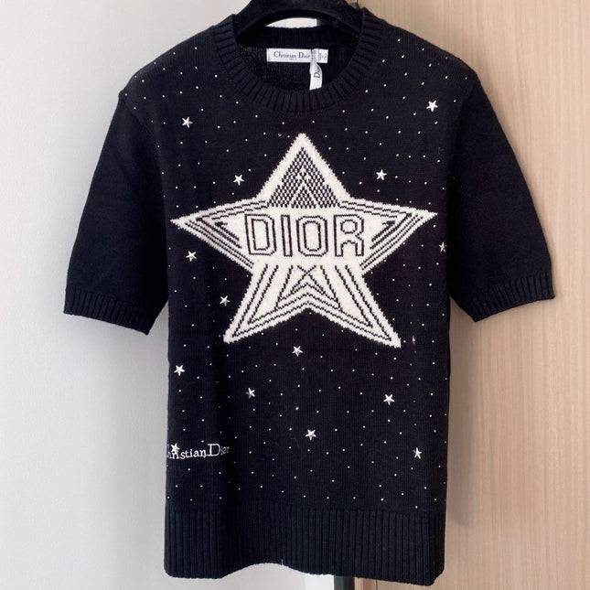 DIOR 26S SHORT SLEEVE KNIT SWEATER 987