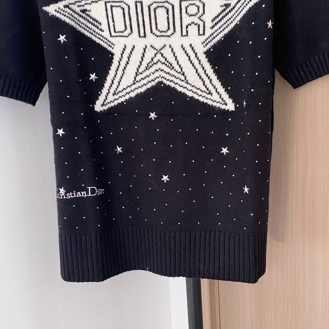 DIOR 26S SHORT SLEEVE KNIT SWEATER 987