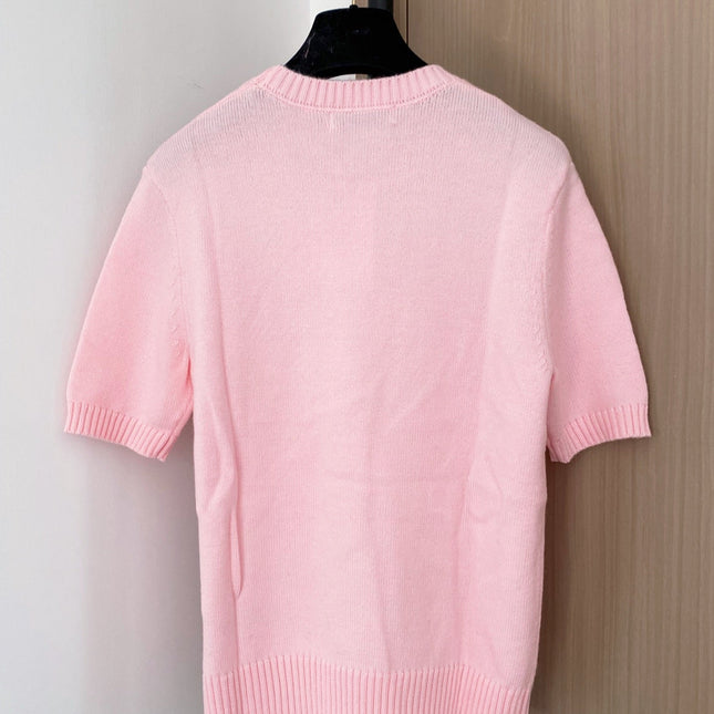 DIOR 26S SHORT SLEEVE KNIT SWEATER 986