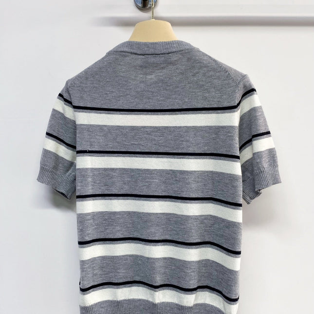 MIUMIU 26S SHORT SLEEVE KNIT SWEATER 1033