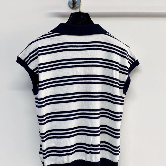 MIUMIU 26S COLLARED TANK TOP 1035