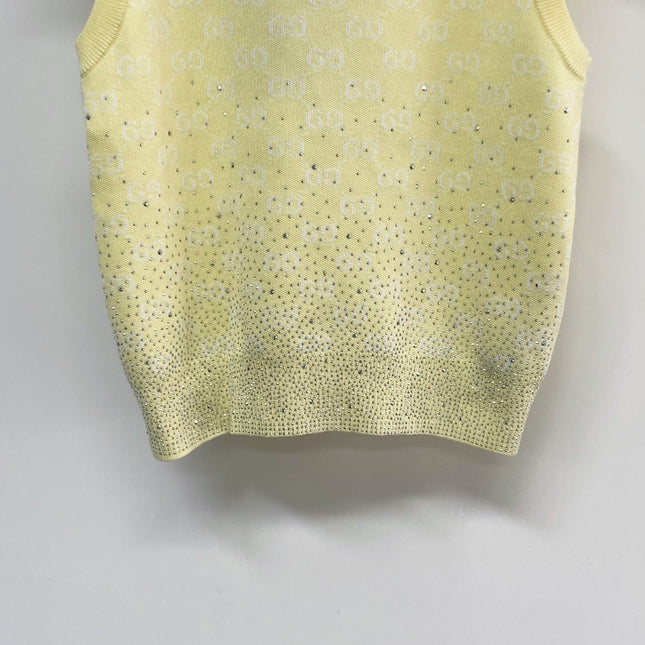 GUCCI 26S EMBELLISHED SLEEVELESS SWEATER 108