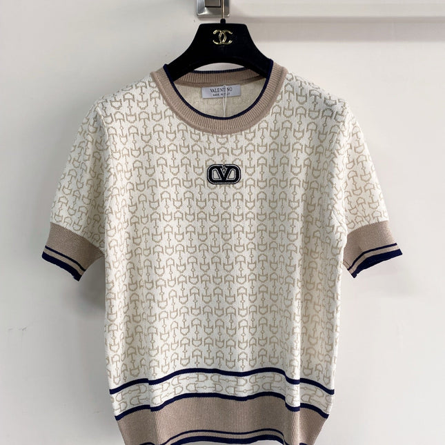 VALENTINO 26S SHORT-SLEEVE SWEATER STYLE 108