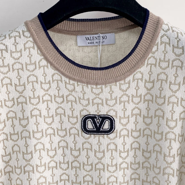 VALENTINO 26S SHORT-SLEEVE SWEATER STYLE 108