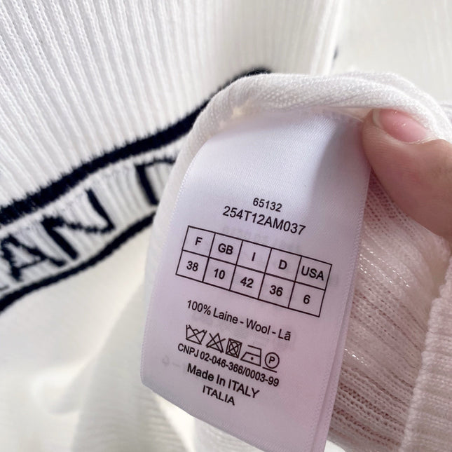 DIOR 26S SHORT-SLEEVE SWEATER 1196