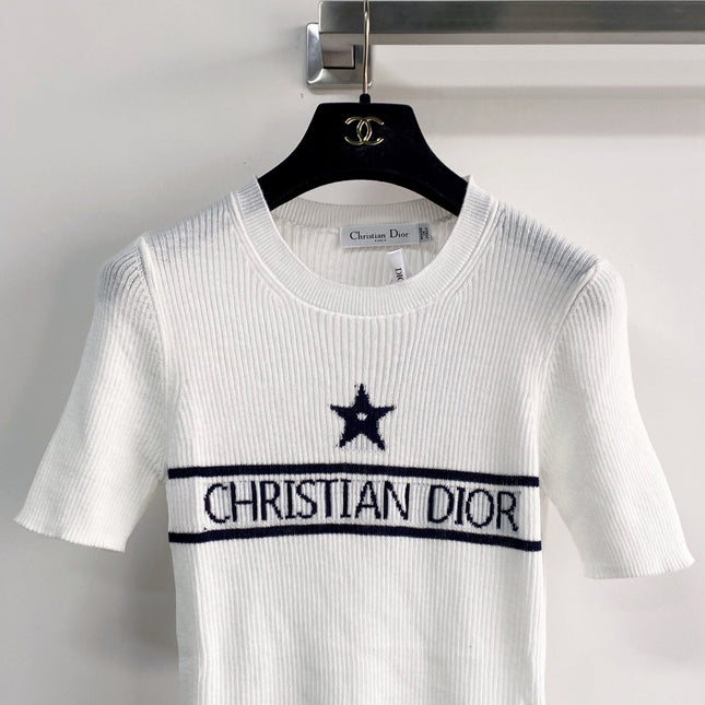 DIOR 26S SHORT-SLEEVE SWEATER 1196