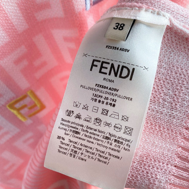 FENDI 26S SHORT SLEEVE KNIT TOP 162