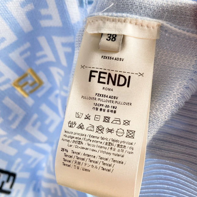 FENDI 26S SHORT SLEEVE KNIT TOP 161
