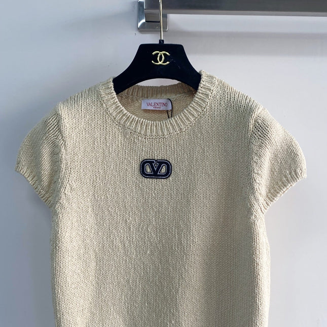 VALENTINO 26S SLEEVELESS KNIT TOP 218