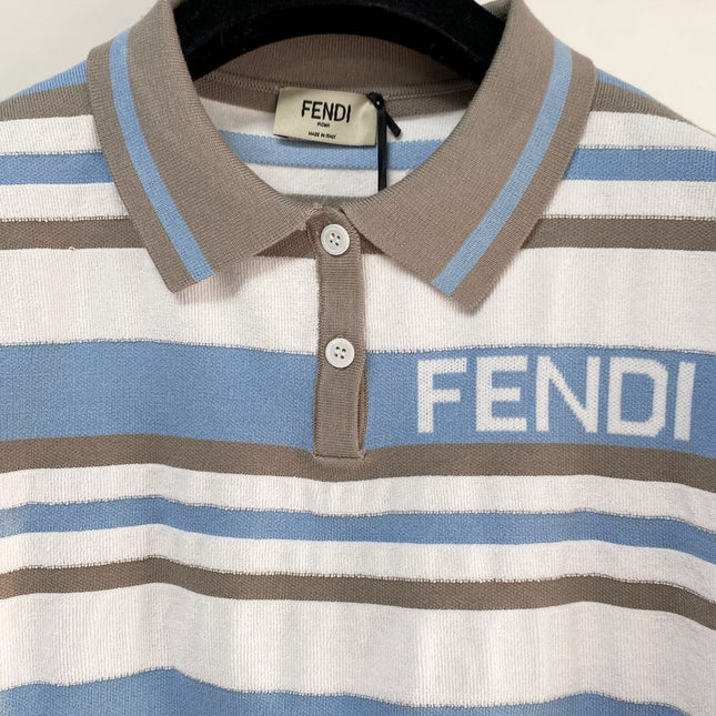 FENDI 26S SHORT SLEEVE KNIT POLO 137
