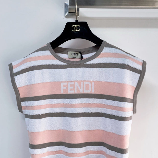 FENDI 26S SHORT SLEEVE KNIT TOP 138