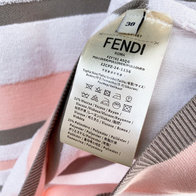 FENDI 26S SHORT SLEEVE KNIT TOP 138