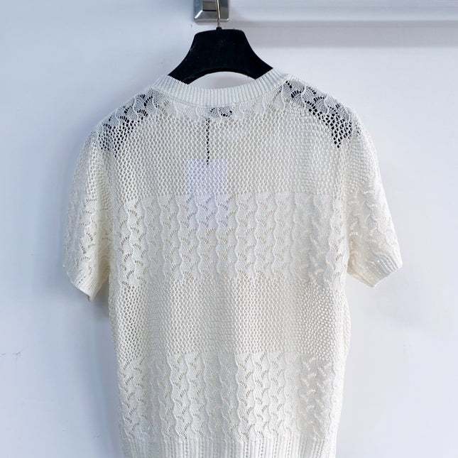 CELINE 26S KNIT SHORT SLEEVE TOP 213