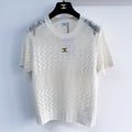 CELINE 26S KNIT SHORT SLEEVE TOP 213