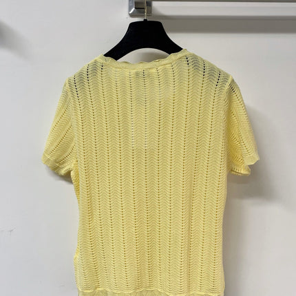 CELINE 26S KNIT SHORT SLEEVE SWEATER 196