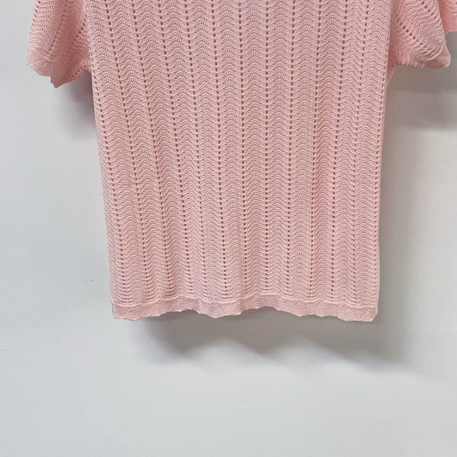 CELINE 26S KNIT SHORT SLEEVE SWEATER 195