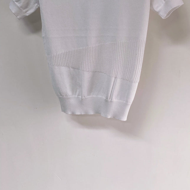 CHANEL 26S SHORT-SLEEVE KNIT TOP STYLE 1086