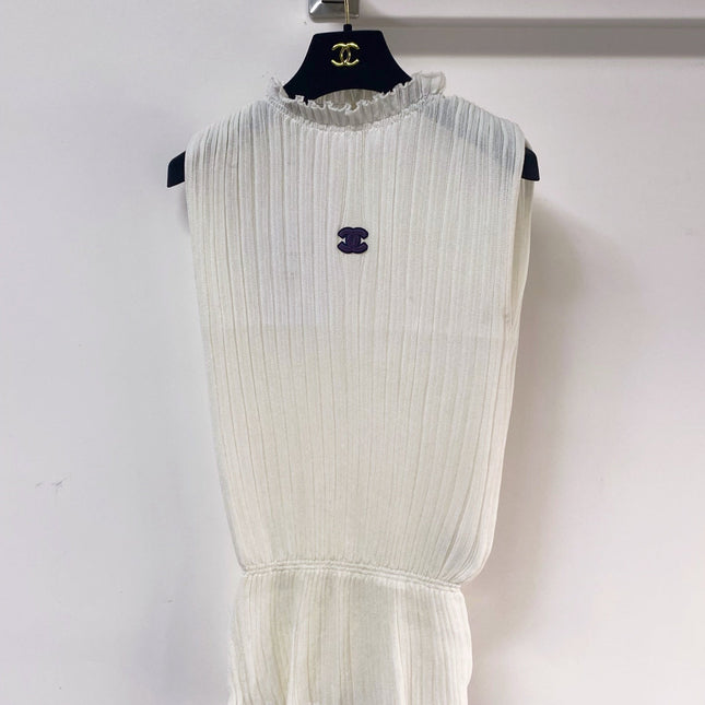 CHANEL 26S SLEEVELESS SHIRT STYLE 1043