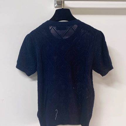 FENDI 26S KNIT SHORT SLEEVE KNIT TOP 031