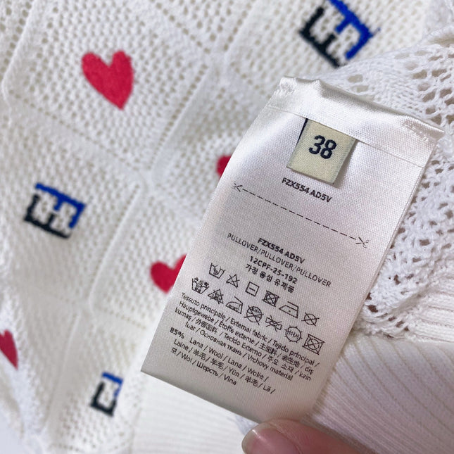 FENDI 26S KNIT SHORT SLEEVE KNIT TOP 030