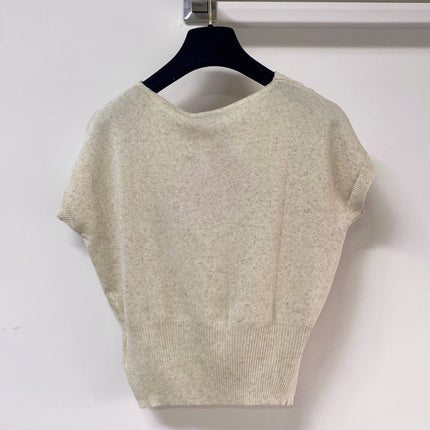 MIUMIU 26S SHORT-SLEEVED SWEATER STYLE 1145