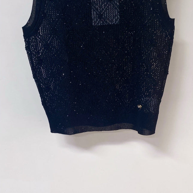 CHANEL 26S SLEEVELESS SWEATER STYLE 1049