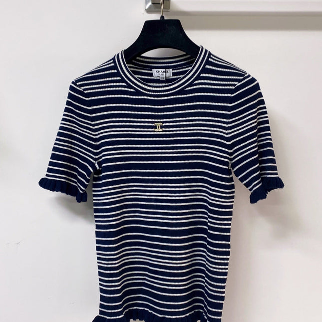 CHANEL 26S SHORT-SLEEVE SWEATER STYLE 1052