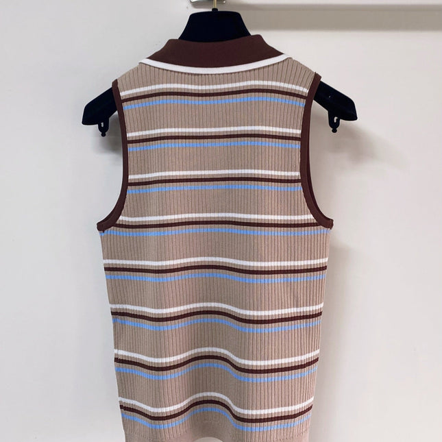 PRADA 26S SLEEVELESS POLO SHIRT STYLE 891