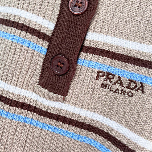 PRADA 26S SLEEVELESS POLO SHIRT STYLE 891
