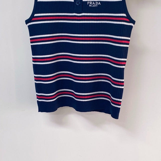 PRADA 26S SLEEVELESS POLO SHIRT STYLE 890