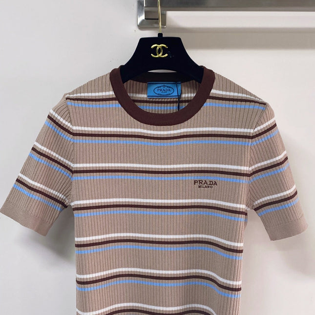 PRADA 26S SHORT-SLEEVED SWEATER STYLE 895