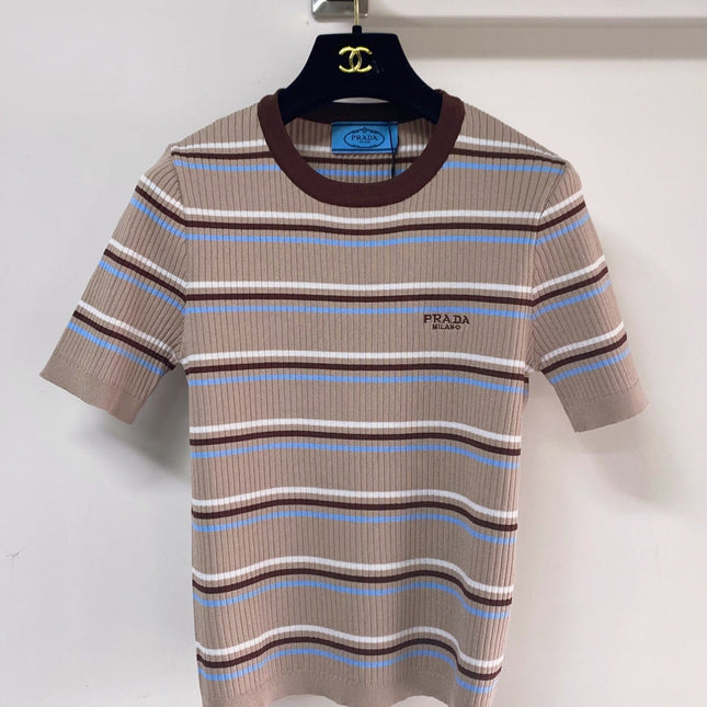 PRADA 26S SHORT-SLEEVED SWEATER STYLE 895