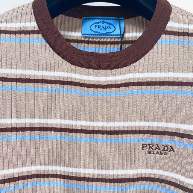 PRADA 26S SHORT-SLEEVED SWEATER STYLE 895