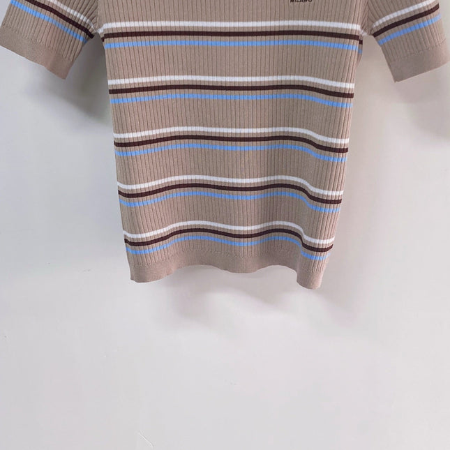 PRADA 26S SHORT-SLEEVED SWEATER STYLE 895