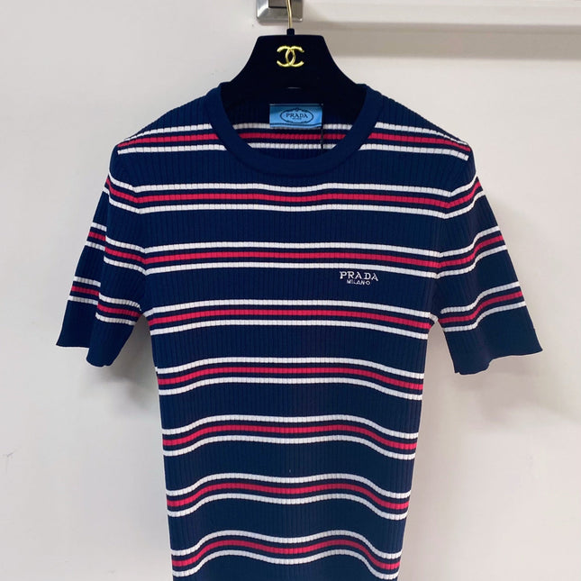 PRADA 26S SHORT-SLEEVED SWEATER STYLE 894