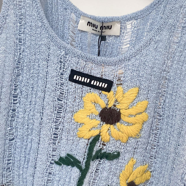 MIUMIU 26S SLEEVELESS SWEATER STYLE 1132