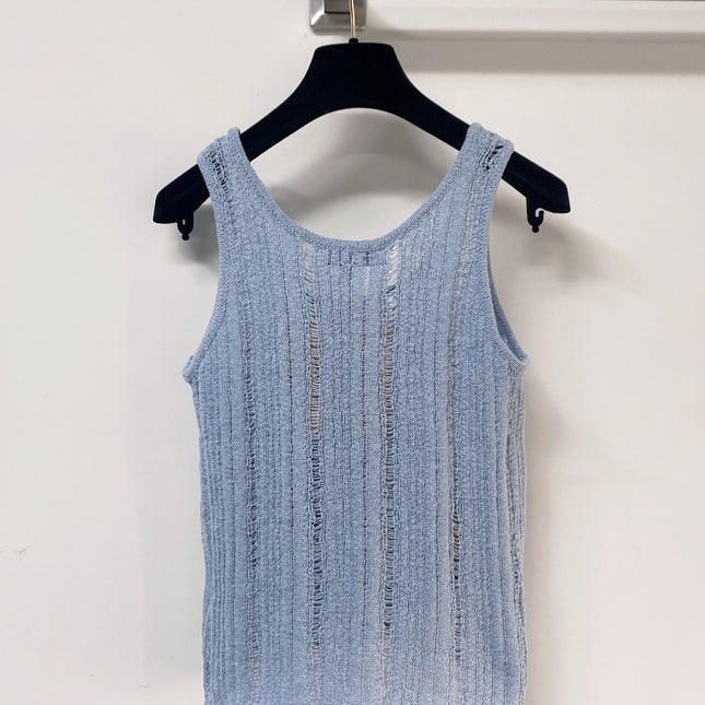 MIUMIU 26S SLEEVELESS SWEATER STYLE 1132