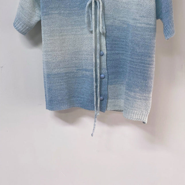 MIUMIU 26S SHORT-SLEEVED SWEATER STYLE 1131