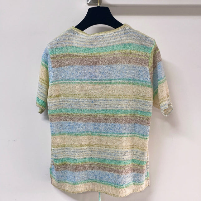 MIUMIU 26S SHORT-SLEEVED SWEATER STYLE 1130