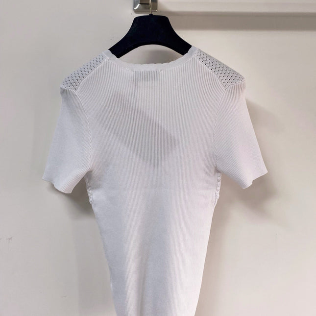 MIUMIU 26S SHORT-SLEEVED SWEATER STYLE 1139