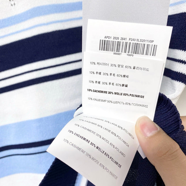 MIUMIU 26S SHORT-SLEEVED KNIT POLO SHIRT STYLE 1122