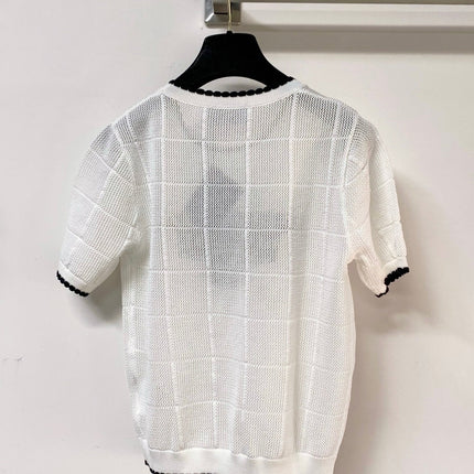 PRADA 26S SHORT-SLEEVED SWEATER STYLE 855