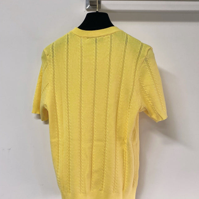 MIUMIU 26S SHORT-SLEEVED SWEATER STYLE 1120