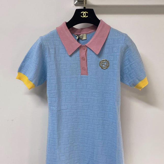 FENDI 26S SHORT SLEEVE DRESS 009